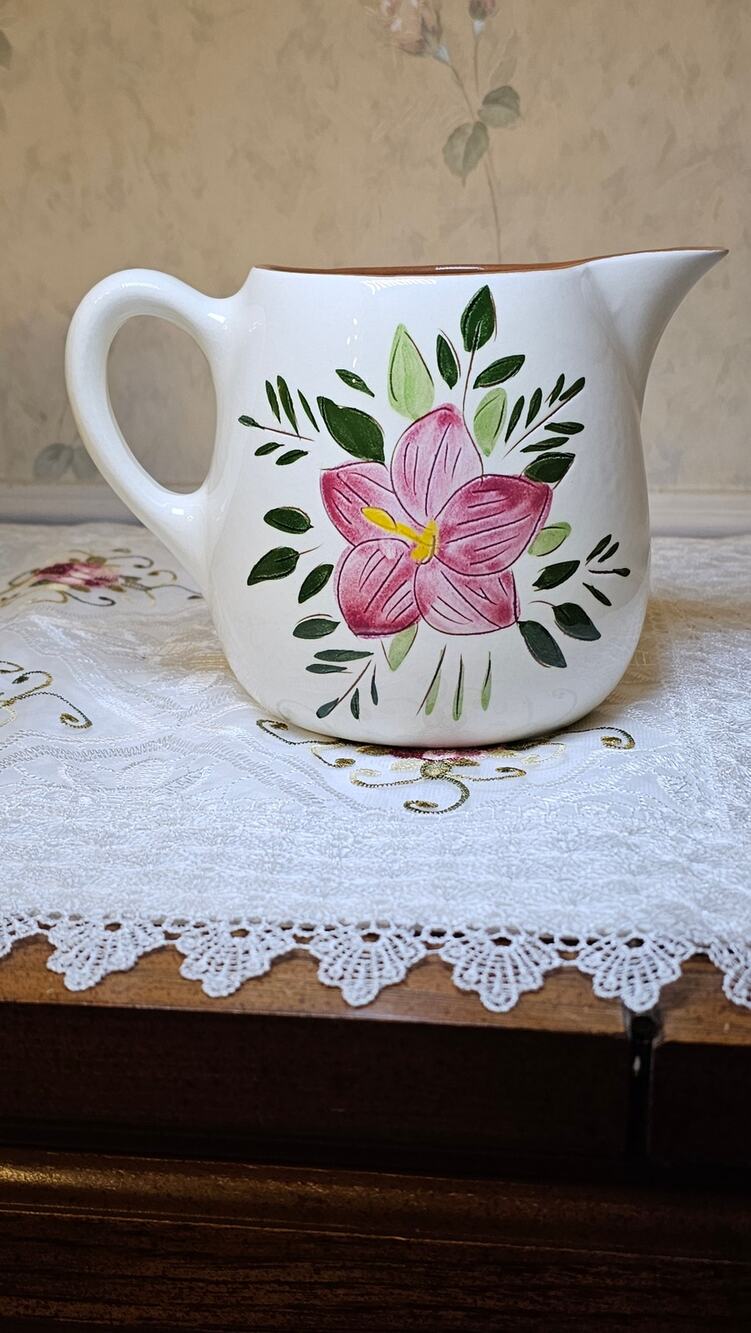 Vintage Stangl Pottery "Country Garden" Hand Painted Creamer Pitcher Trenton NJ
